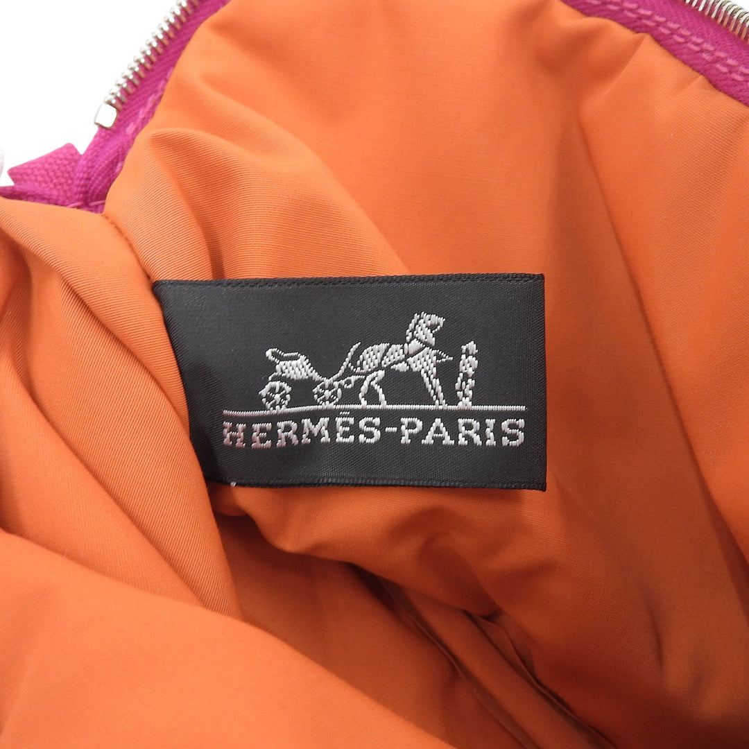 Pristine HERMES Pouch Bored Pouch PM pink cotton Women