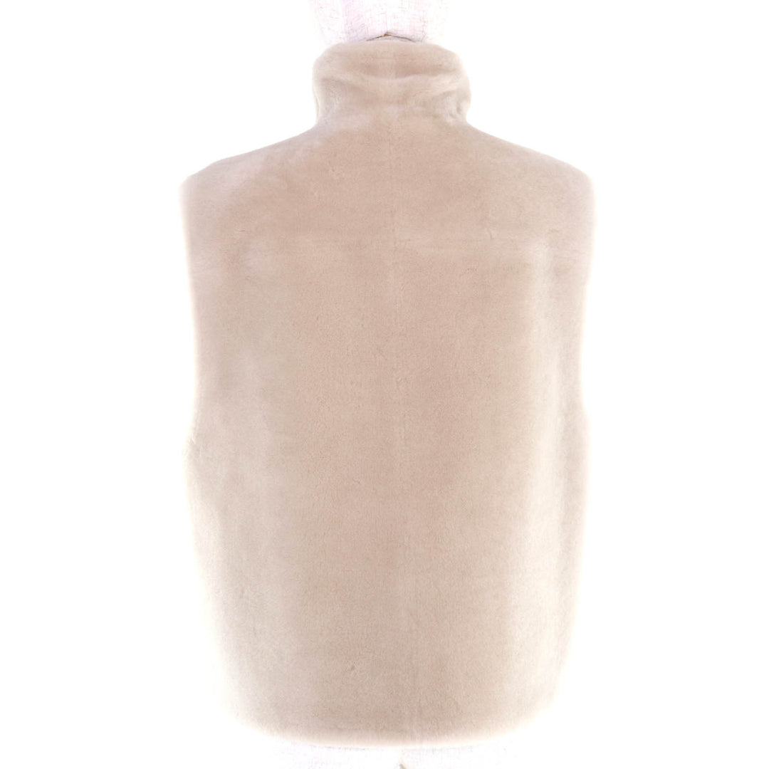 Pristine HERMES Best beige Sheep leather Women 38 5H1229D5