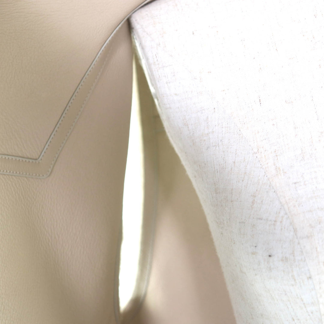 Pristine HERMES Best beige Sheep leather Women 38 5H1229D5