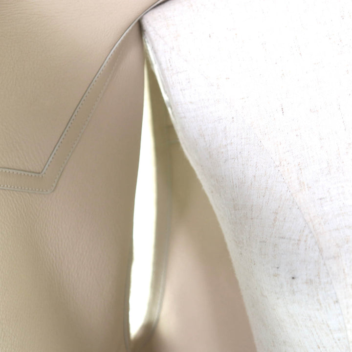 Pristine HERMES Best beige Sheep leather Women 38 5H1229D5