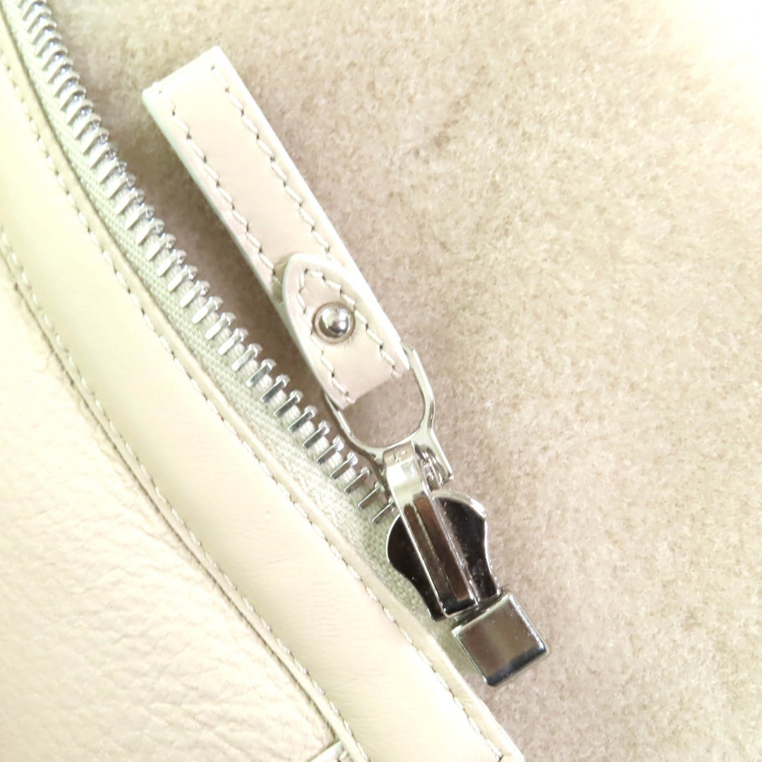 Pristine HERMES Best beige Sheep leather Women 38 5H1229D5