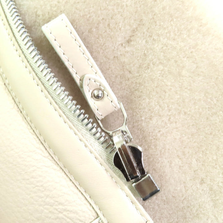 Pristine HERMES Best beige Sheep leather Women 38 5H1229D5
