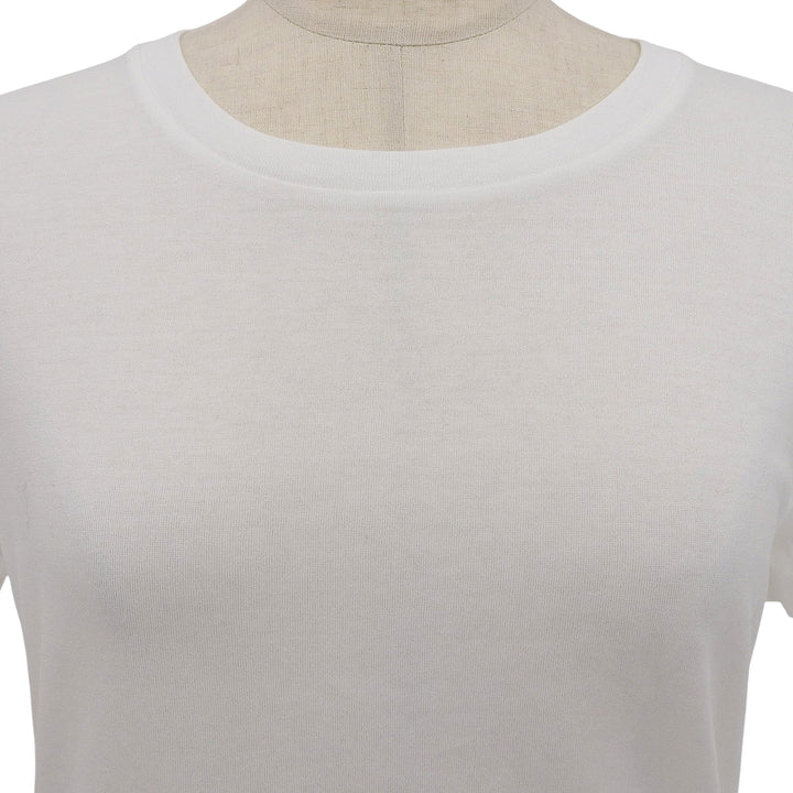 Excellent CELINE Short sleeve T-shirt white cotton Women XS 2X45C671Q
