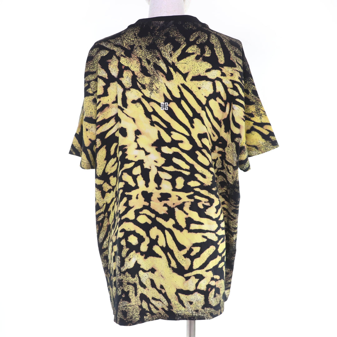 Excellent GIVENCHY T-shirt Animal Pattern Front Decoration L BW707Z3Z58