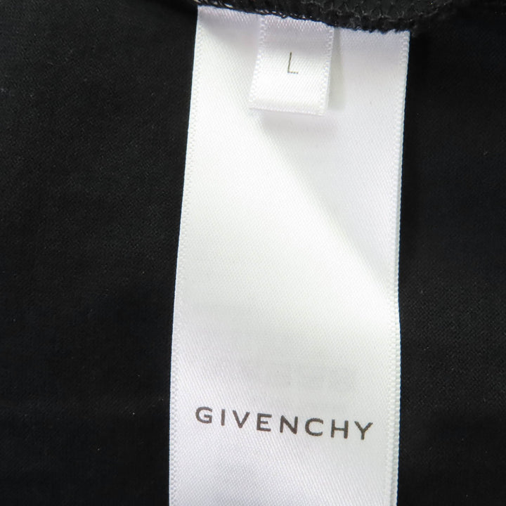 Excellent GIVENCHY T-shirt Animal Pattern Front Decoration L BW707Z3Z58