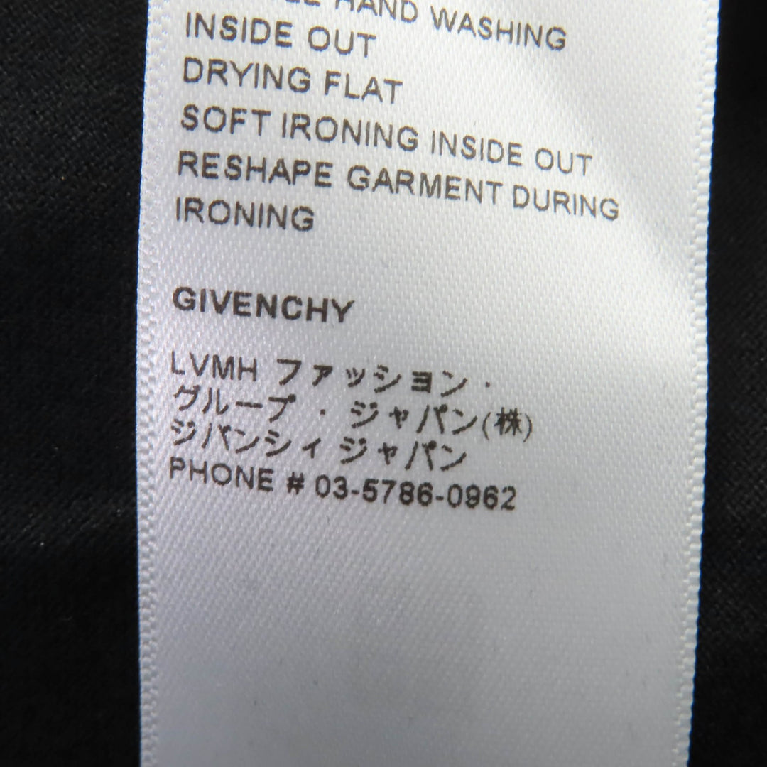 Excellent GIVENCHY T-shirt Animal Pattern Front Decoration L BW707Z3Z58