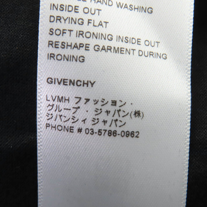 Excellent GIVENCHY T-shirt Animal Pattern Front Decoration L BW707Z3Z58