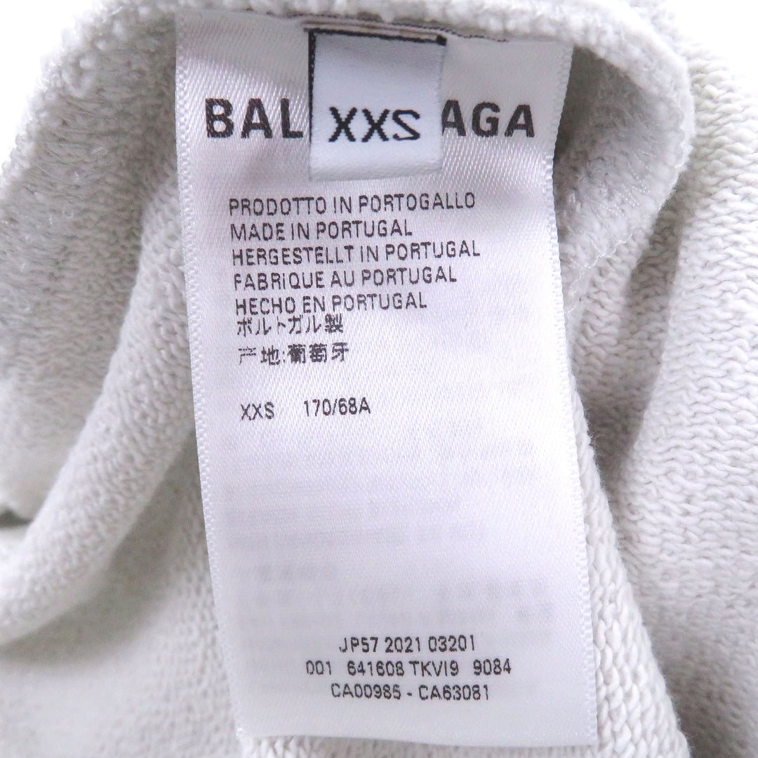 Pristine BALENCIAGA Pants Campaign logo embroidered sweatshirt