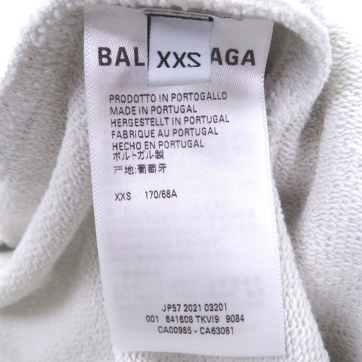 Pristine BALENCIAGA Pants Campaign logo embroidered sweatshirt