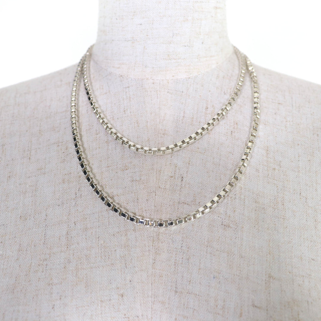 Excellent TIFFANY&Co. Necklace Venetian Necklace long Silver 925 Women
