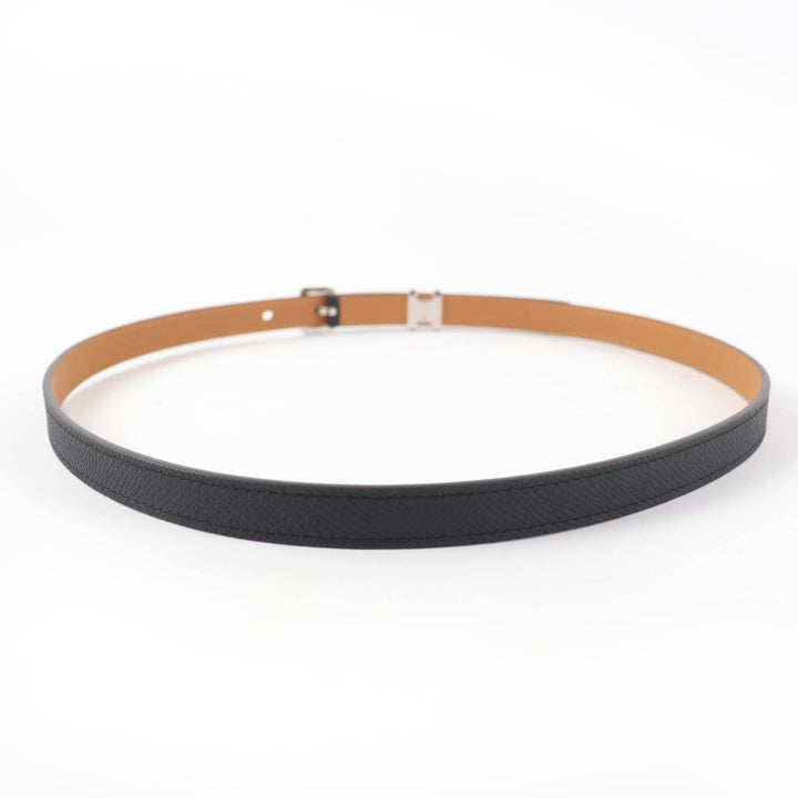 Pristine HERMES belt Pop H 15 black Epsom Leather Women