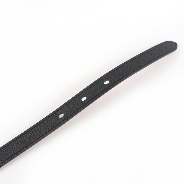 Pristine HERMES belt Pop H 15 black Epsom Leather Women