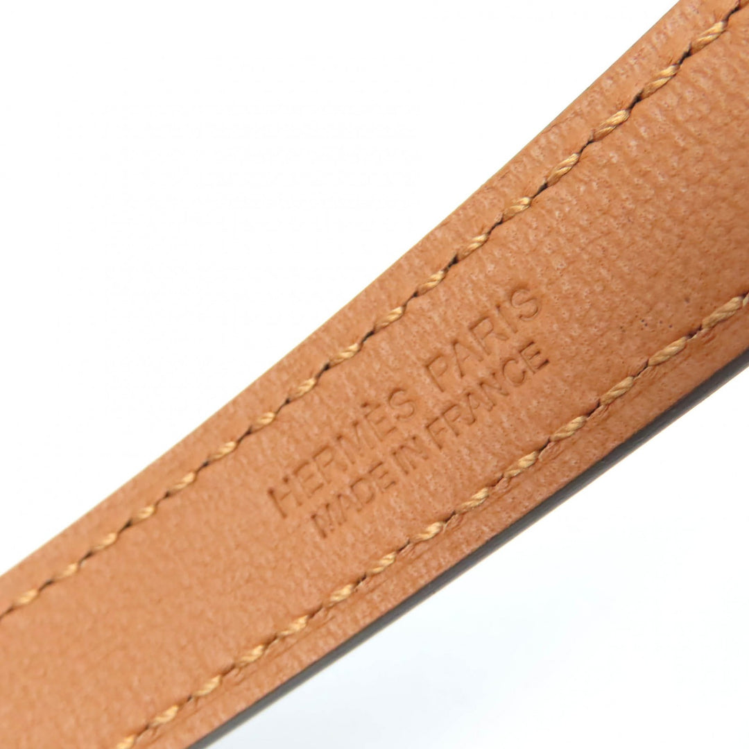 Pristine HERMES belt Pop H 15 black Epsom Leather Women