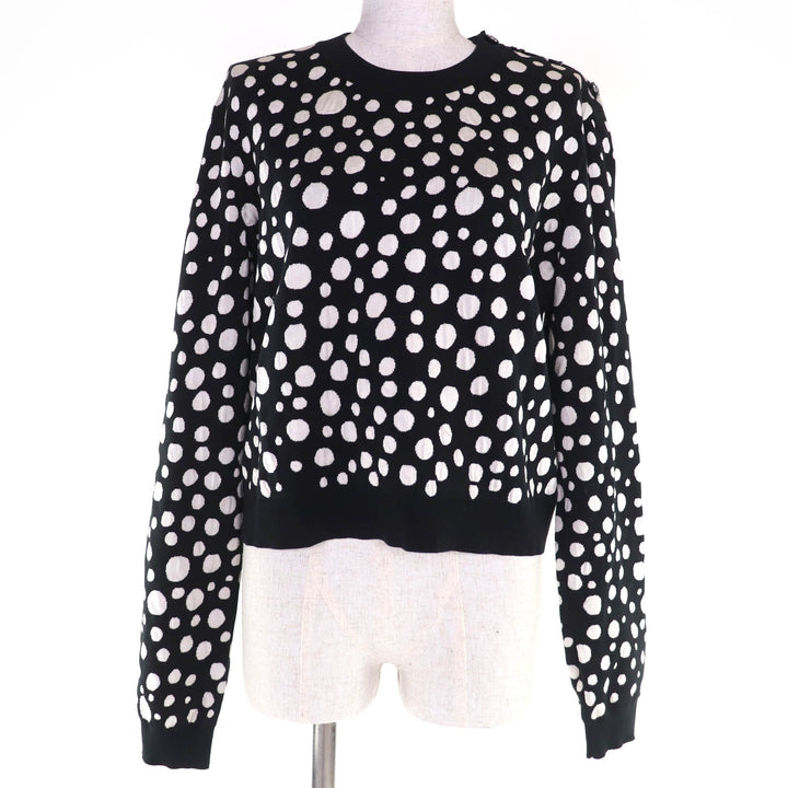 Excellent LOUIS VUITTON×Yayoi Kusama knit Infinity Dot Cropped Pullover XXL