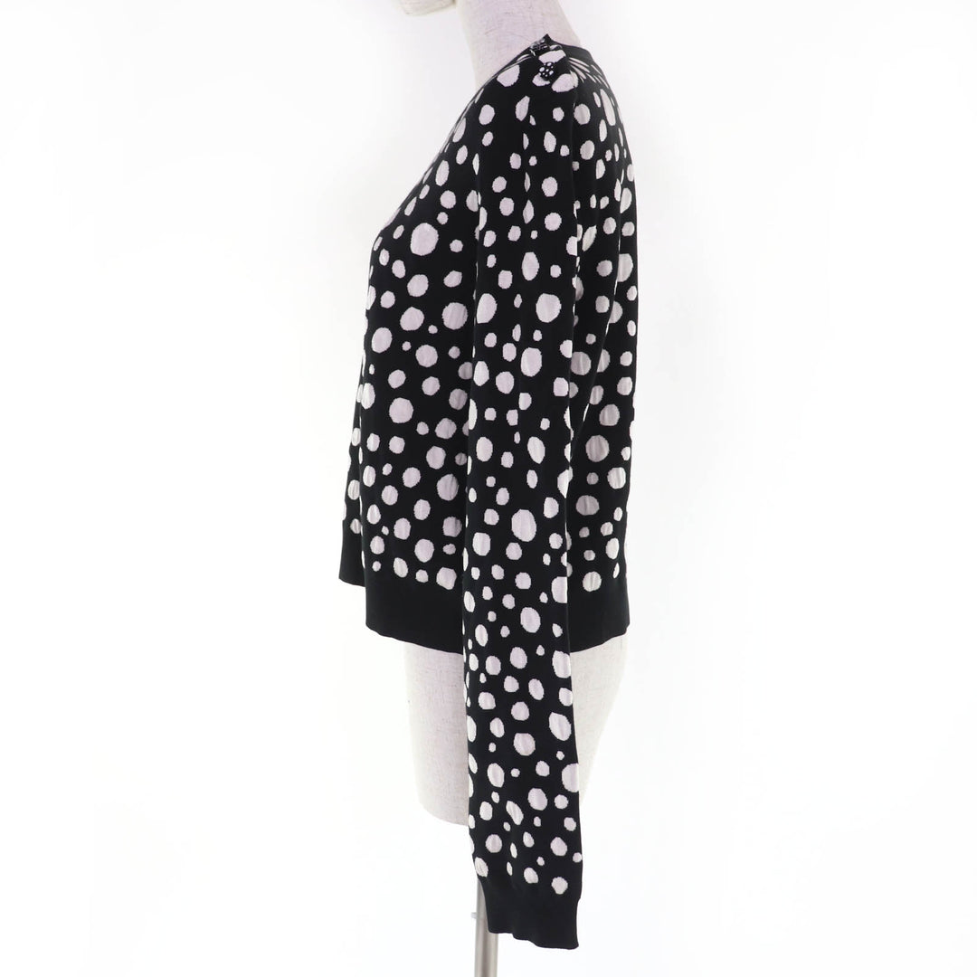 Excellent LOUIS VUITTON×Yayoi Kusama knit Infinity Dot Cropped Pullover XXL