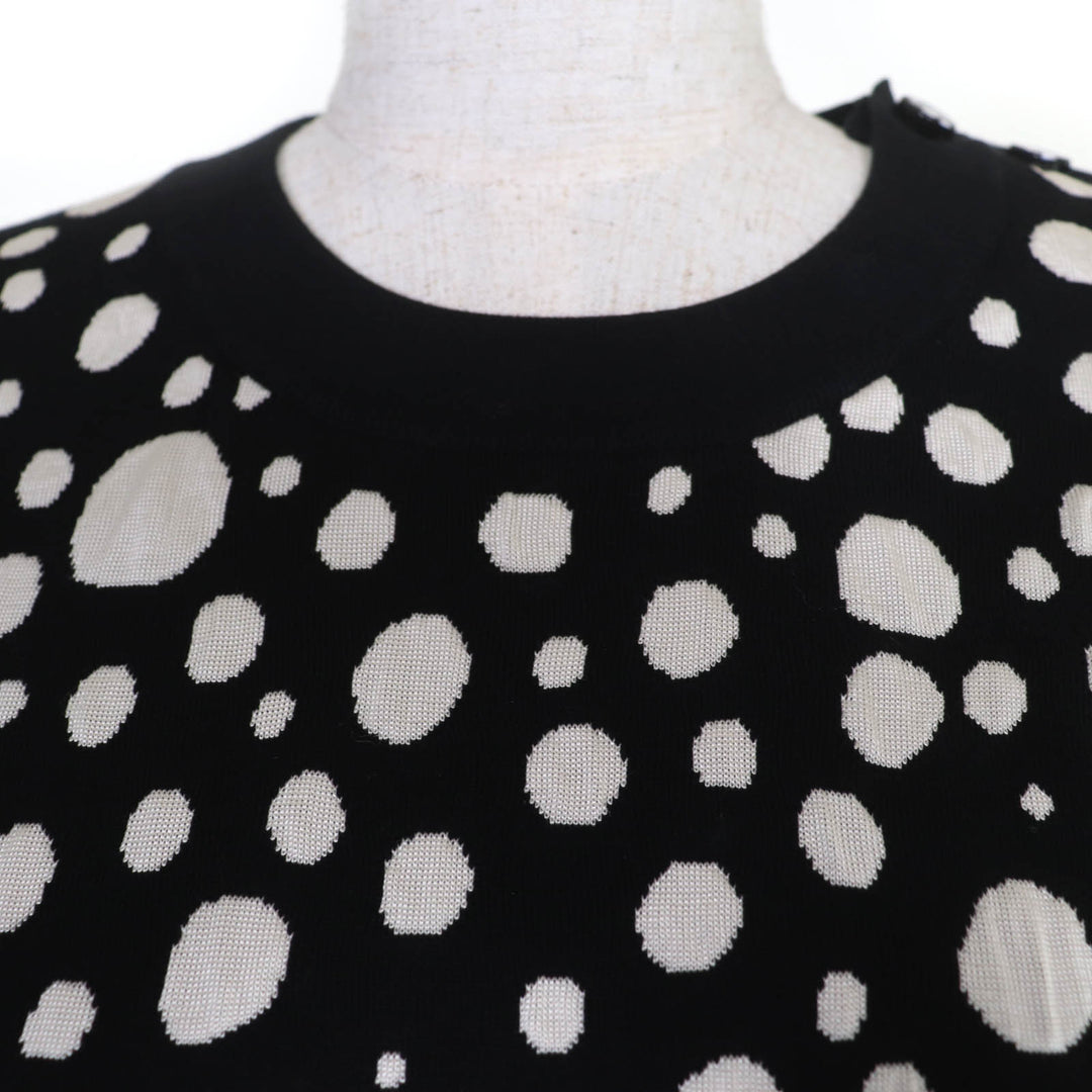 Excellent LOUIS VUITTON×Yayoi Kusama knit Infinity Dot Cropped Pullover XXL