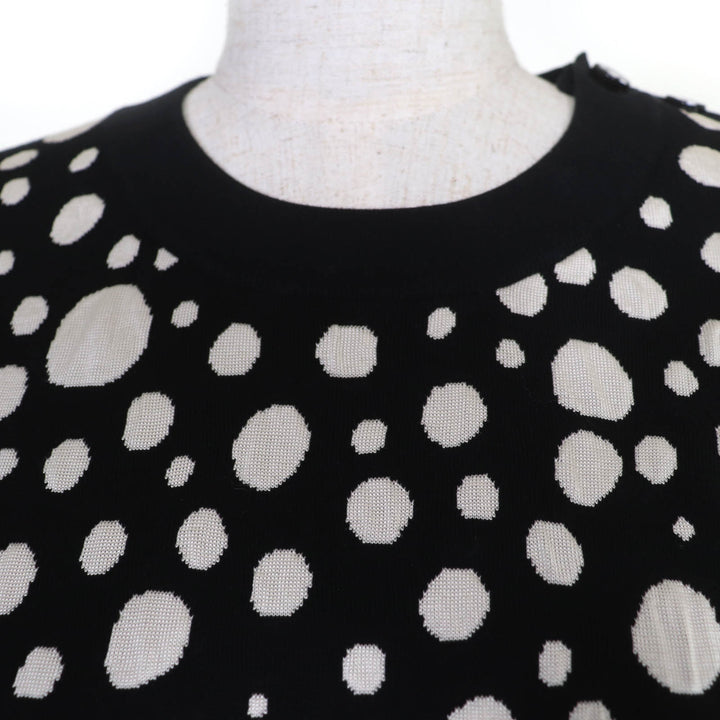 Excellent LOUIS VUITTON×Yayoi Kusama knit Infinity Dot Cropped Pullover XXL