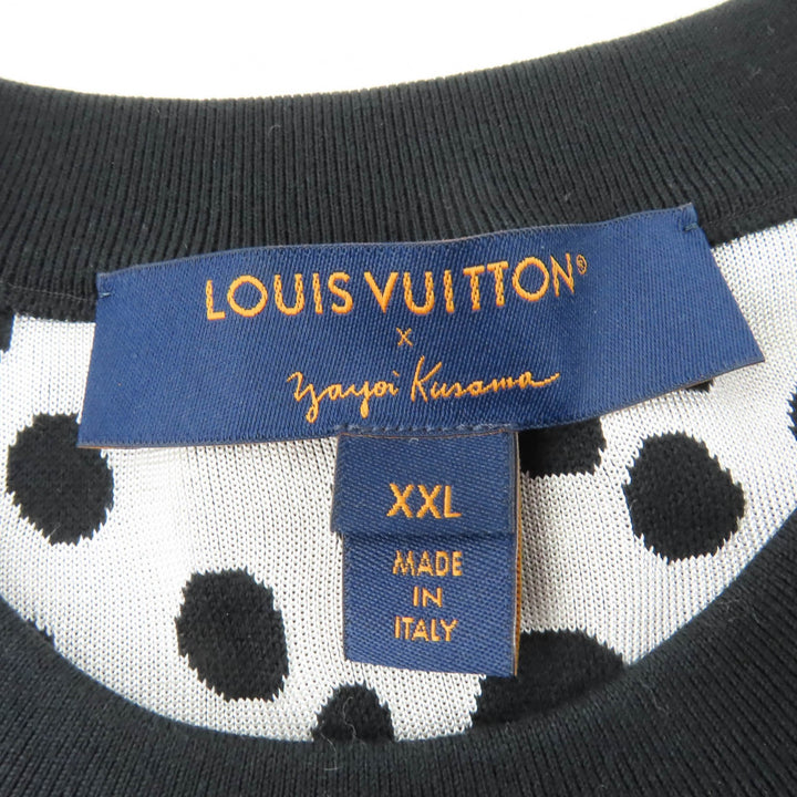 Excellent LOUIS VUITTON×Yayoi Kusama knit Infinity Dot Cropped Pullover XXL