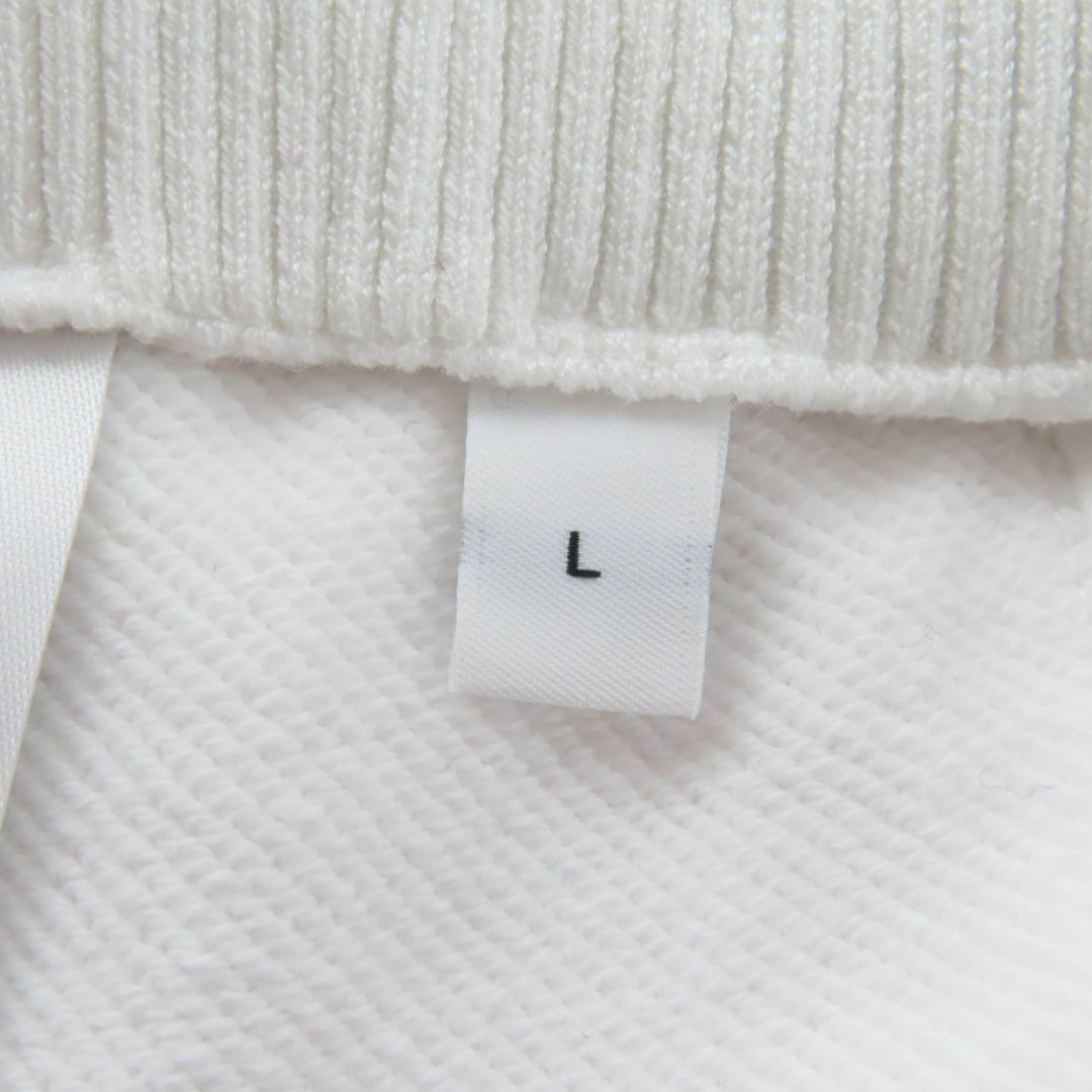 Excellent GUCCI skirt Logo Web Line Jersey white cotton Women L 810391