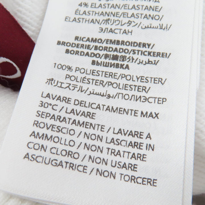 Excellent GUCCI skirt Logo Web Line Jersey white cotton Women L 810391