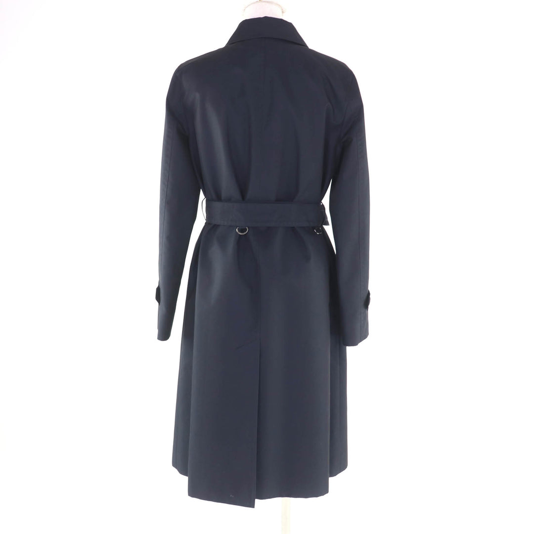 Excellent Aquascutum coat Navy cotton Women 8