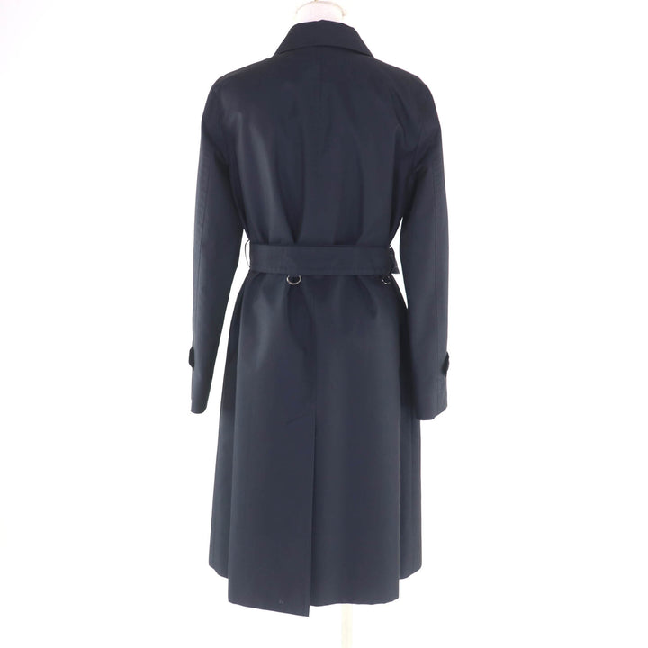 Excellent Aquascutum coat Navy cotton Women 8