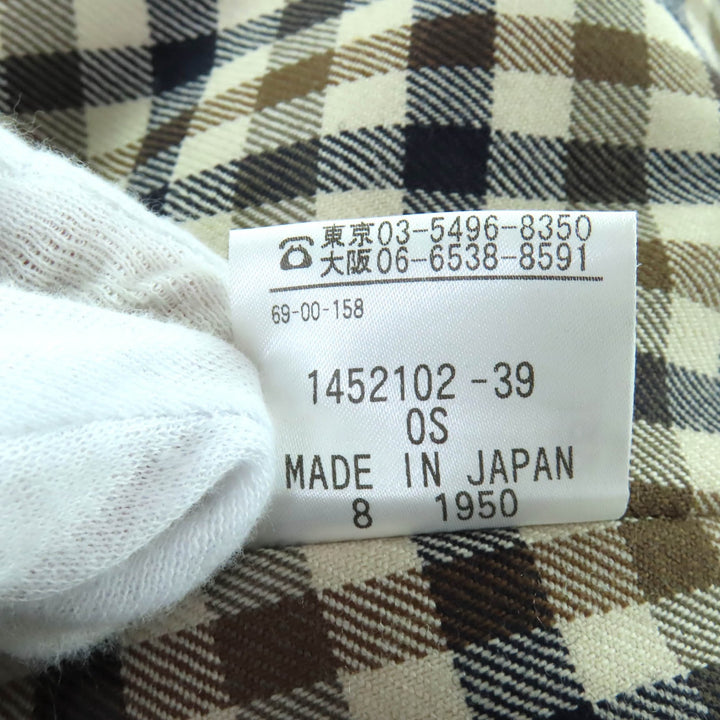Excellent Aquascutum coat Navy cotton Women 8