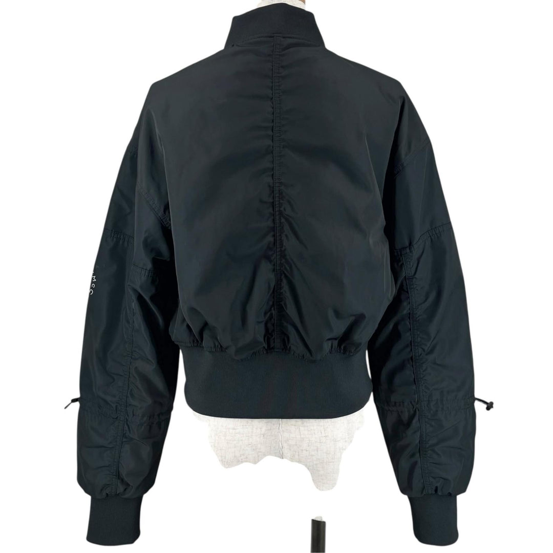 Pristine adidas by Stella McCartney Woven Bomber Cropped Jacket black S JF6030