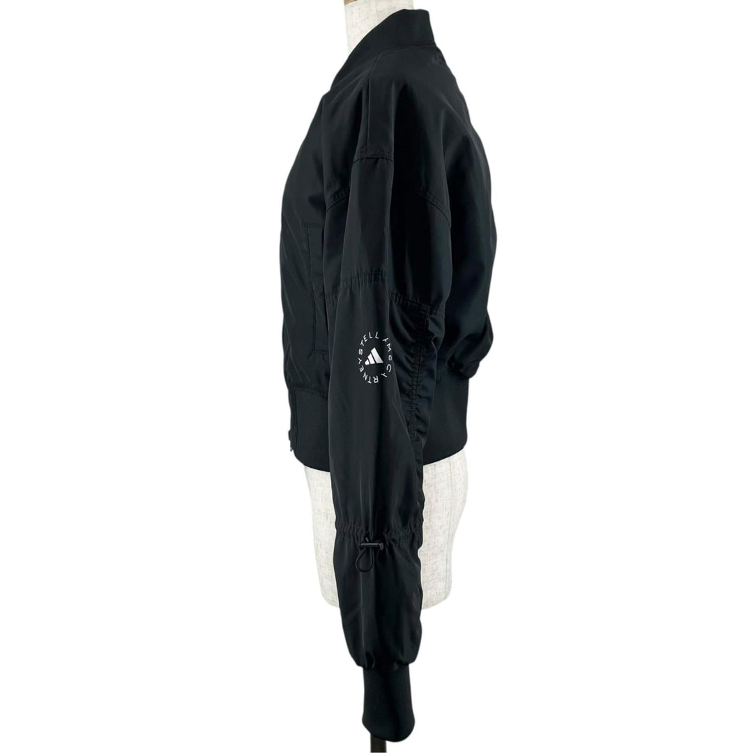 Pristine adidas by Stella McCartney Woven Bomber Cropped Jacket black S JF6030