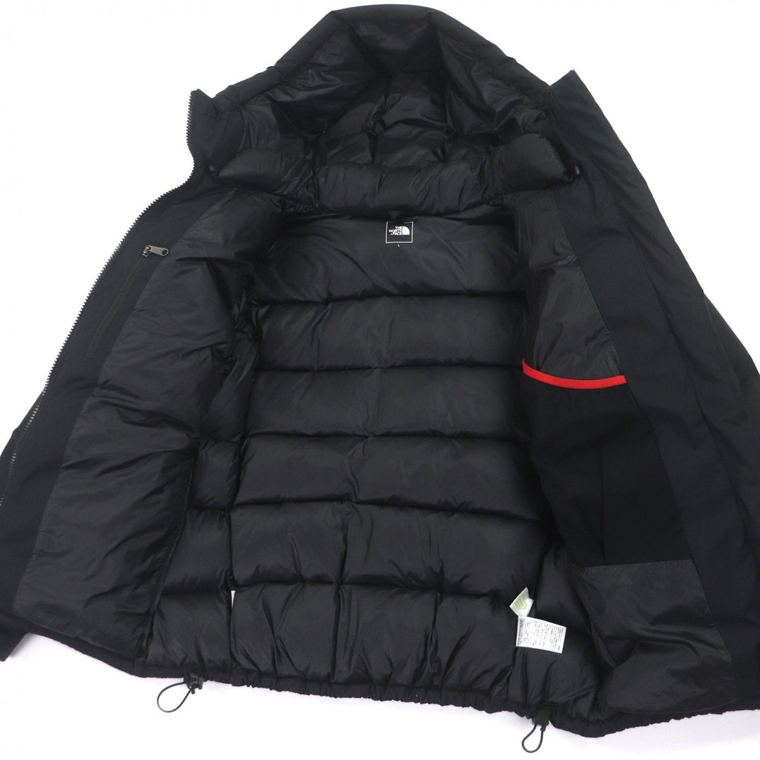 Great THE NORTH FACE Down jacket Belayer Parka black Nylon mens L ND92215
