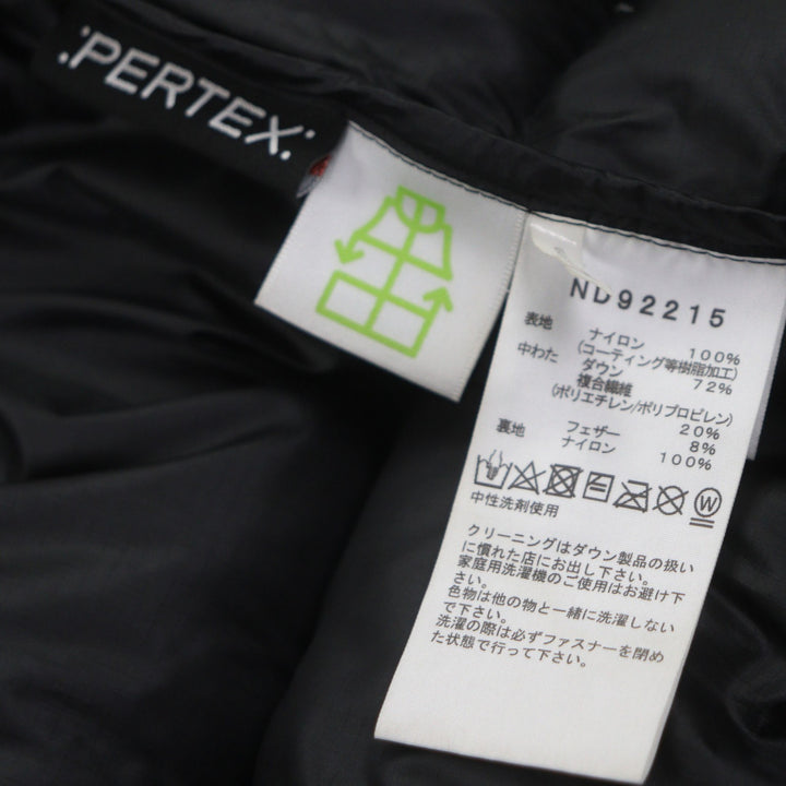 Great THE NORTH FACE Down jacket Belayer Parka black Nylon mens L ND92215