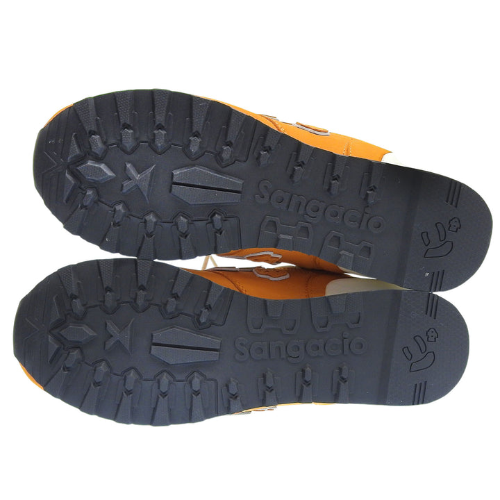 Pristine via SANGACIO sneakers Orange leather mens 26cm