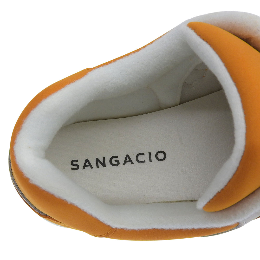 Pristine via SANGACIO sneakers Orange leather mens 26cm