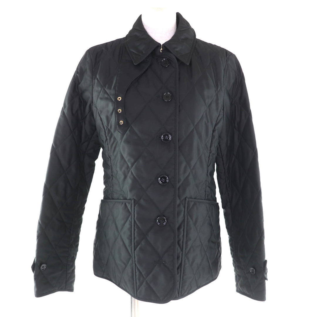 Excellent BURBERRY Jacket Quilted Diamond Jacket black polyester Women M 8023320