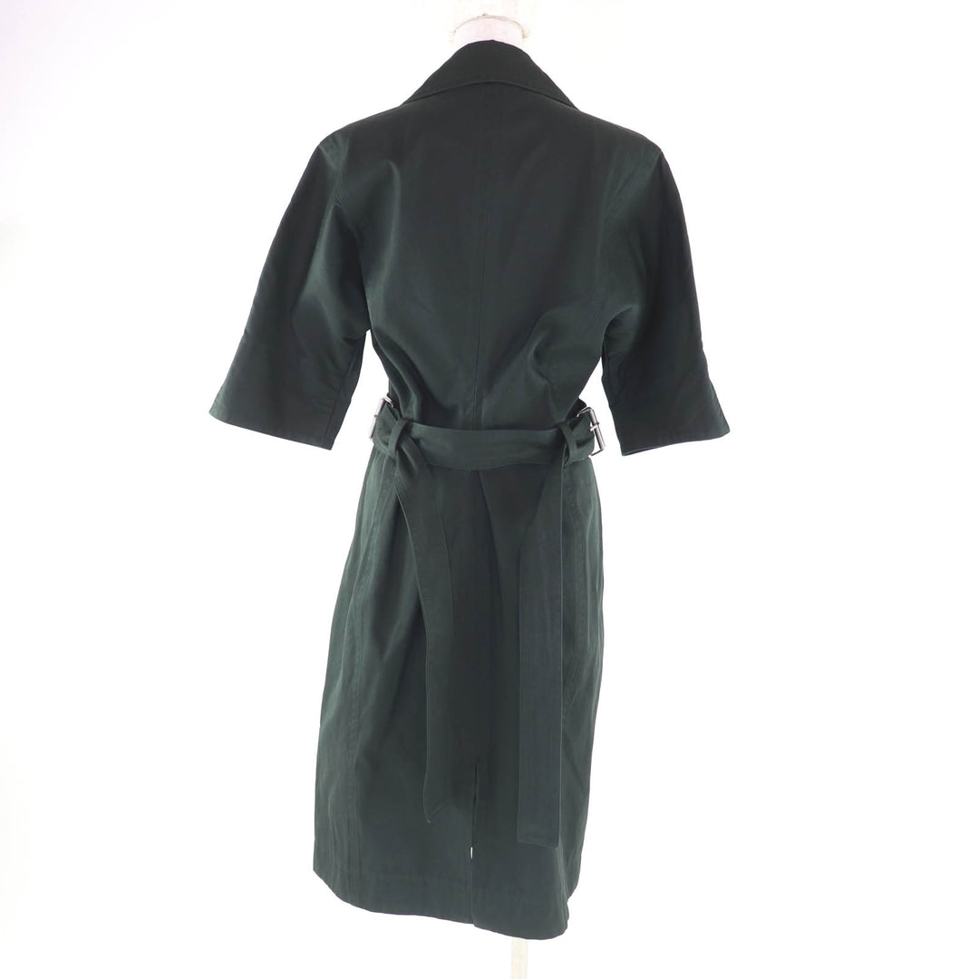 Great BOTTEGAVENETA one piece Dark green cotton Women 38 738251