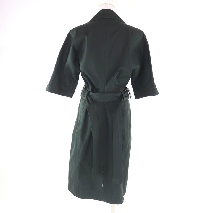 Great BOTTEGAVENETA one piece Dark green cotton Women 38 738251