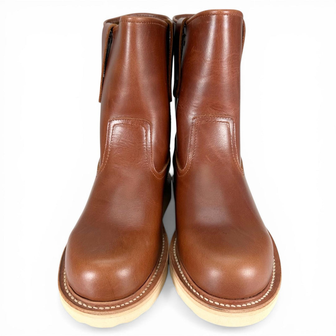 Excellent SLOW WEAR LION boots OB-8160G Pecos work boots Brown leather mens 6