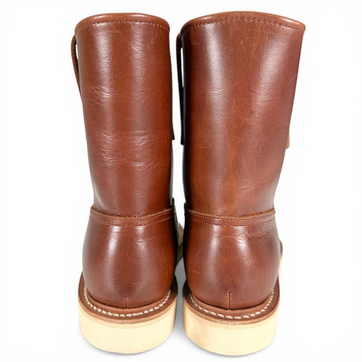 Excellent SLOW WEAR LION boots OB-8160G Pecos work boots Brown leather mens 6