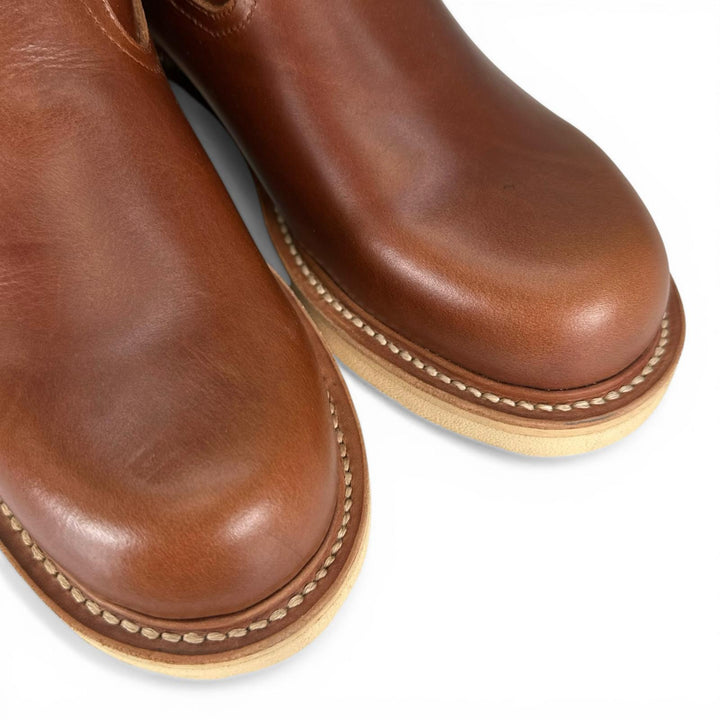 Excellent SLOW WEAR LION boots OB-8160G Pecos work boots Brown leather mens 6