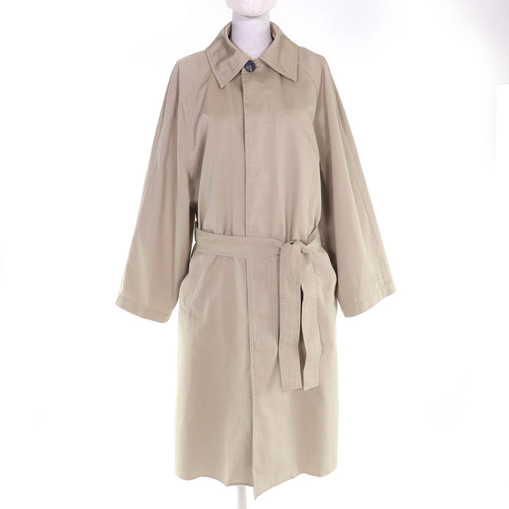Great MM6 Maison Margiela trench coat Raw hem, embroidered logo 36 S52AH0074