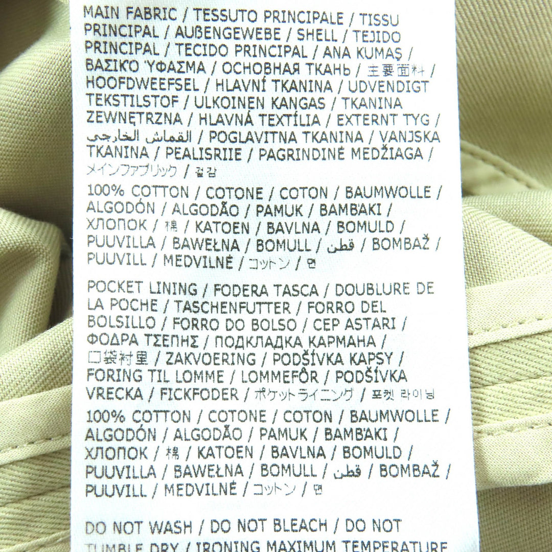 Great MM6 Maison Margiela trench coat Raw hem, embroidered logo 36 S52AH0074