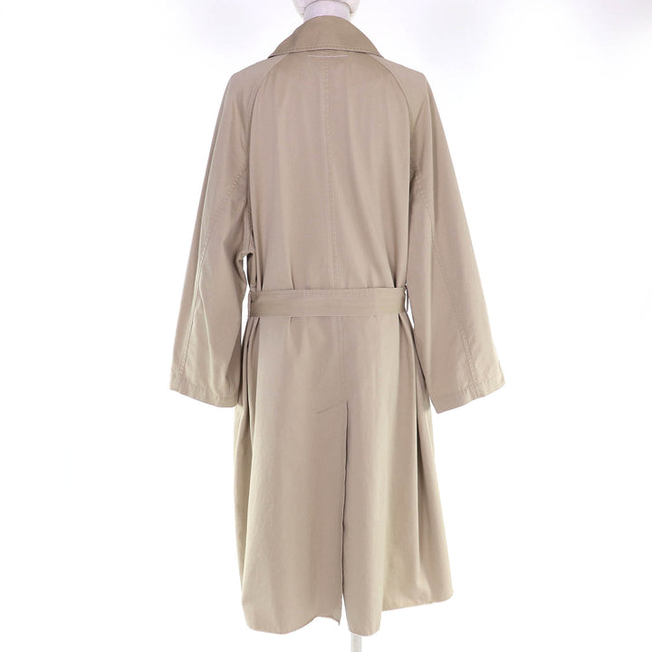 Great MM6 Maison Margiela trench coat Raw hem, embroidered logo 36 S52AH0074