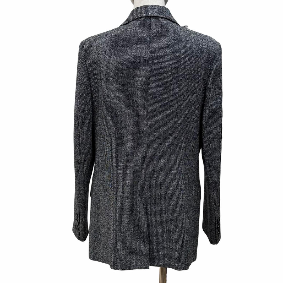 Discounted Excellent Christian Dior Jacket Miss Dior Graffiti wool Women 38 451V18P1186
