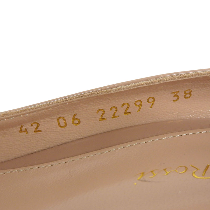 Pristine Gianvito Rossi pumps pink beige Patent leather Women 38