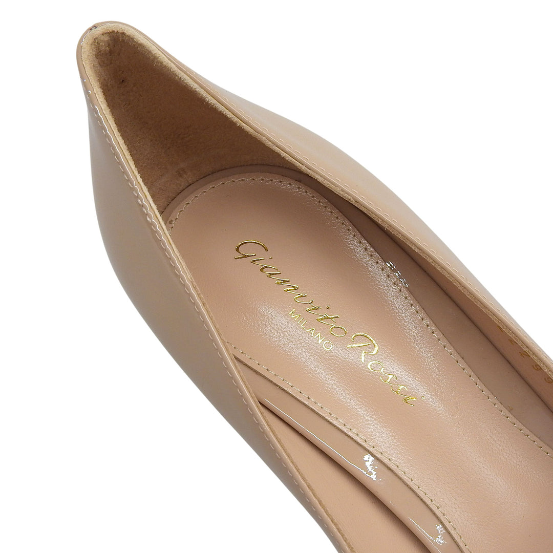 Pristine Gianvito Rossi pumps beige Patent leather Women 38.5