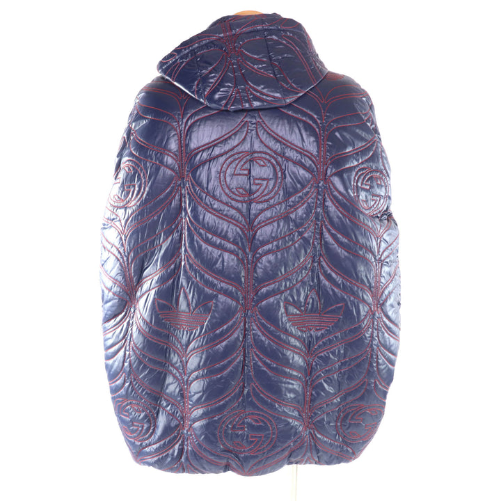 Pristine GUCCI×adidas poncho Navy Nylon mens S 727794