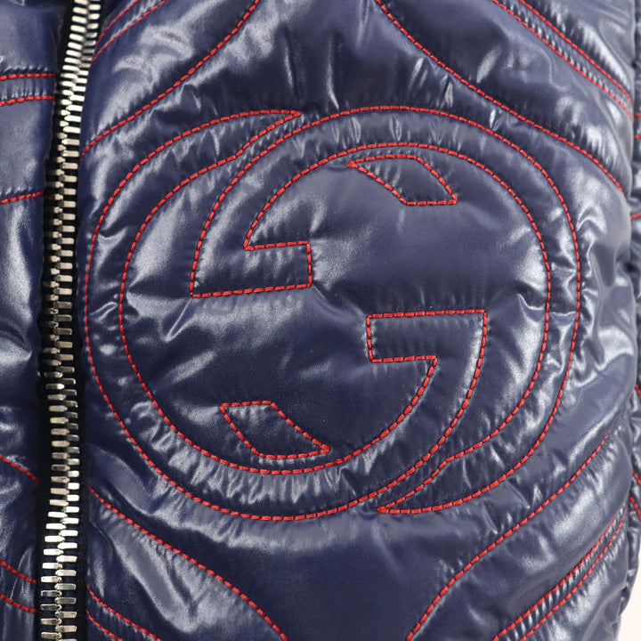 Pristine GUCCI×adidas poncho Navy Nylon mens S 727794