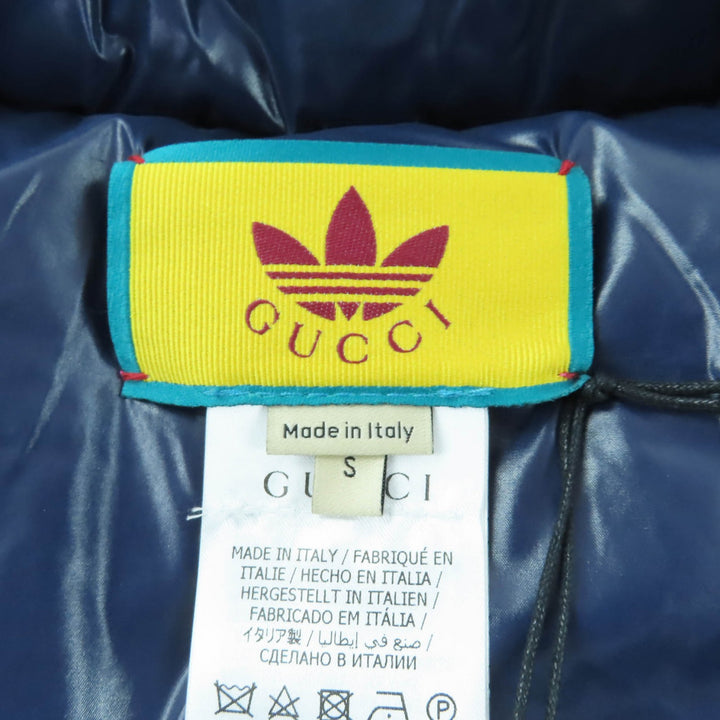Pristine GUCCI×adidas poncho Navy Nylon mens S 727794