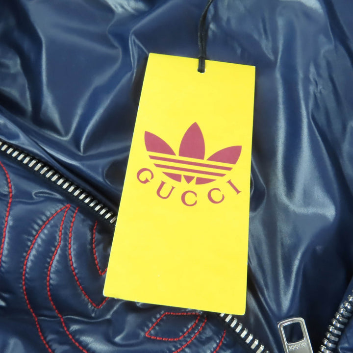 Pristine GUCCI×adidas poncho Navy Nylon mens S 727794