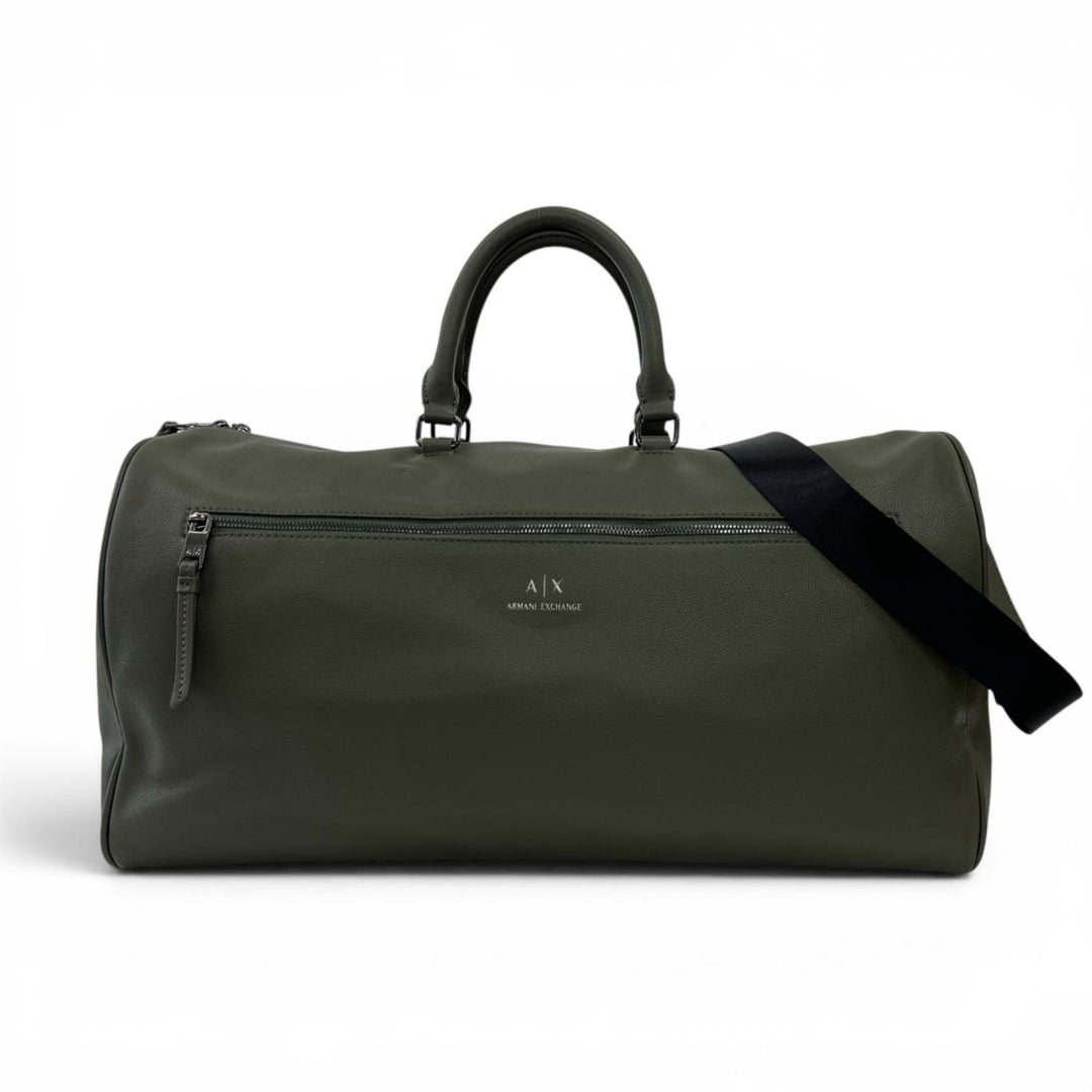 Excellent ARMANI EXCHANGE Boston bag Large capacity, 2-way bag khaki